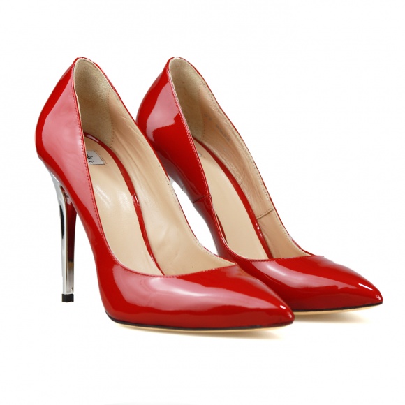 Дамски обувки Stiletto от червен лак